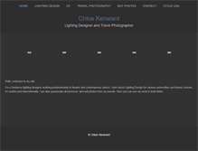 Tablet Screenshot of chloekenward.com